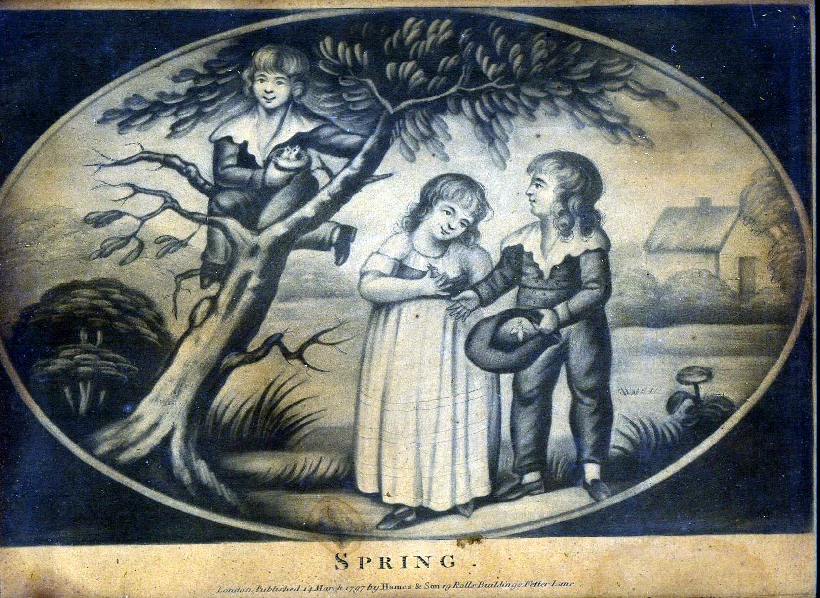 Spring - Haines mezzotint 1797
